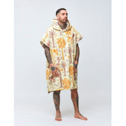 PONCHO AFTER BOTANICAL LINEN