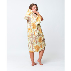 PONCHO AFTER BOTANICAL LINEN