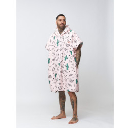 PONCHO AFTER HYPE PALE PINK