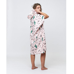 PONCHO AFTER HYPE PALE PINK