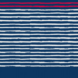 PONCHO AFTER ESSENTIAL SAILOR STRIPES BLEU