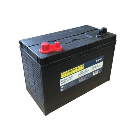 BATTERIE MARINE 12V DÉMARRAGE ET SERVITUDE DUAL DECHARGE LENTE 180 Ah