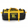 Sac de voyage étanche DUFFEL BAG 60L - HOWZIT NOIR-JAUNE