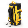 Sac de voyage étanche DUFFEL BAG 60L - HOWZIT NOIR-JAUNE