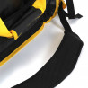 Sac de voyage étanche DUFFEL BAG 60L - HOWZIT NOIR-JAUNE