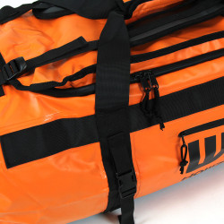 Sac de voyage étanche DUFFEL BAG 90L - HOWZIT ORANGE-BLACK