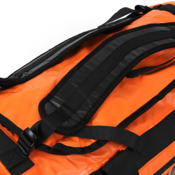 Sac de voyage étanche DUFFEL BAG 90L - HOWZIT ORANGE-BLACK