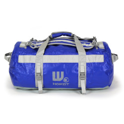 Sac de voyage étanche DUFFEL BAG 60L - HOWZIT BLEU-GRIS