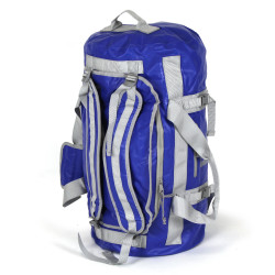 Sac de voyage étanche DUFFEL BAG 60L - HOWZIT BLEU-GRIS