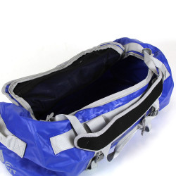 Sac de voyage étanche DUFFEL BAG 60L - HOWZIT BLEU-GRIS