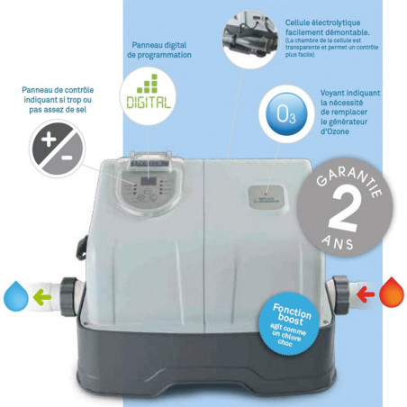 ECOSTERILISATEUR AU SEL / OZONATEUR INTEX (28666) 