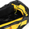 Sac de voyage étanche DUFFEL BAG 90L - HOWZIT NOIR-JAUNE