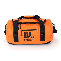 Sac de voyage étanche DUFFEL BAG 30L - HOWZIT ORANGE-BLACK