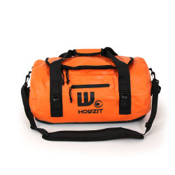 Sac de voyage étanche DUFFEL BAG 30L - HOWZIT ORANGE-BLACK