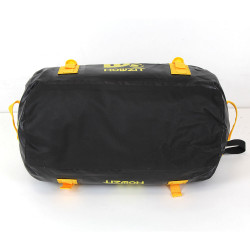 Sac de voyage étanche DUFFEL BAG 30L - HOWZIT NOIR-JAUNE