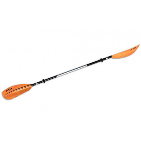 PAGAIE ROTOMOD ALUMINIUM ELEGANCE ORANGE 1 PARTIE 220cm