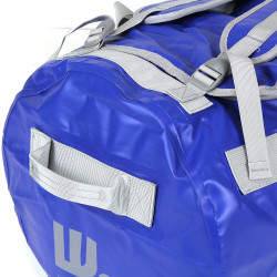 Sac de voyage étanche DUFFEL BAG 90L - HOWZIT BLEU-GRIS