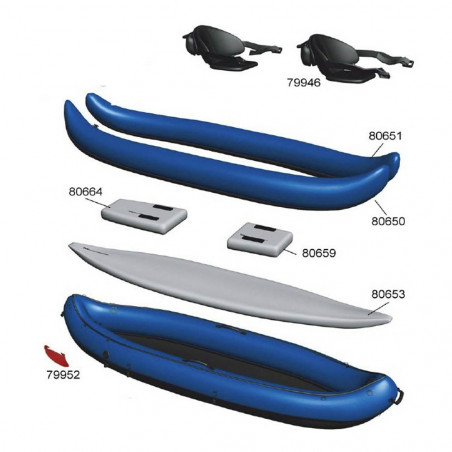 PIECES DETACHEES SEVYLOR COLORADO VESSIE PLANCHER 80653