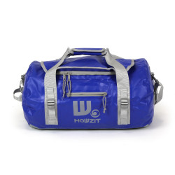 Sac de voyage étanche DUFFEL BAG 30L - HOWZIT BLEU-GRIS