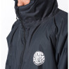 PONCHO PARKA RIP CURL WINTER SURF NOIR