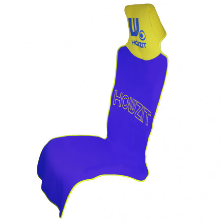 Housse de siège voiture universelle HOWZIT bleue/jaune 