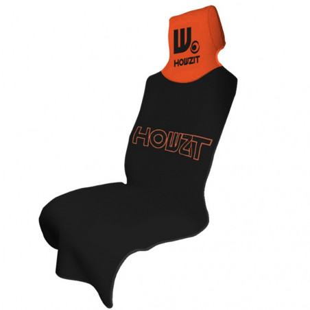 Housse de siège voiture universelle HOWZIT noire/orange 