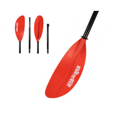 PAGAIE WOW KAYAK ALU 4 PARTIES 