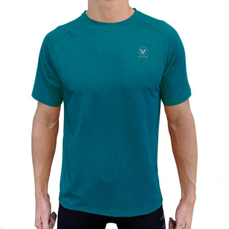 T-shirt UV50+ S/S performance bleu clair VAIKOBI