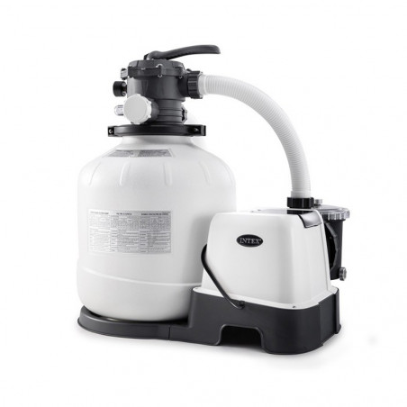 FILTRE A SABLE INTEX 8M3/H + STERILISATEUR AU SEL 