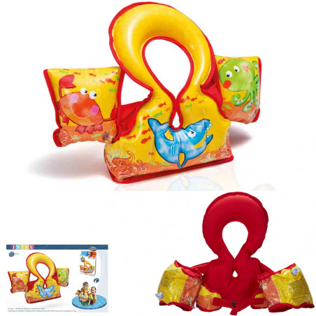 ENSEMBLE GILET ET BRASSARDS INTEX 