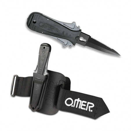 COUTEAU OMER MINI LASER AVEC BANDE ELASTIQUE 