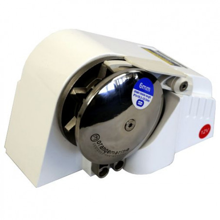 GUINDEAU ÉLECTRIQUE 300W 12V - INOX - 6MM DIN/ISO HORIZONTAL SANS POUPÉ - ORANGEMARINE 