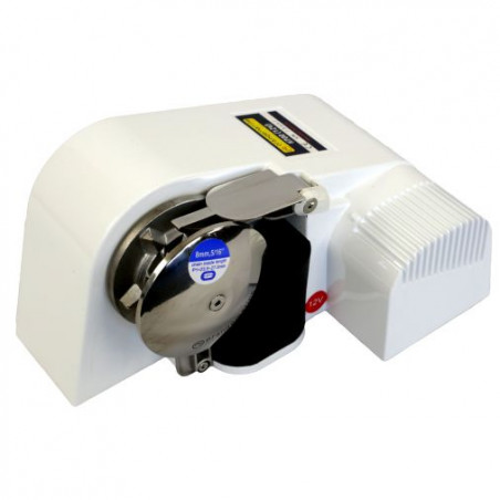 GUINDEAU ÉLECTRIQUE 700W 12V - INOX - 8MM DIN/ISO HORIZONTAL SANS POUPÉ - ORANGEMARINE 