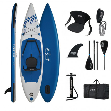 SUP KAYAK GONFLABLE AQUA MARINA PURE AIR 11.0 HYBRID 2022