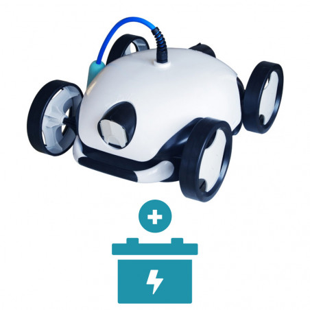ROBOT ELECTRIQUE PISCINE FALCON HJ1007 AV BATTERIE 