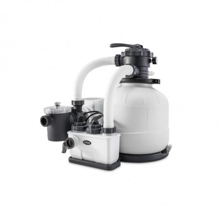FILTRE A SABLE INTEX 6M3/H + STERILISATEUR AU SEL 