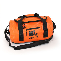 Sac de voyage étanche DUFFEL BAG 30L - HOWZIT ORANGE-BLACK