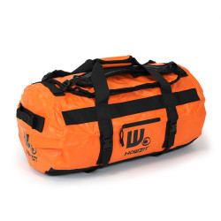 Sac de voyage étanche DUFFEL BAG 60L - HOWZIT ORANGE-BLACK