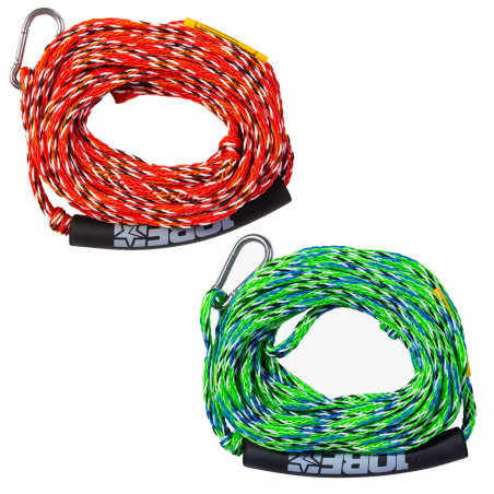 CORDE DE TRACTION JOBE 1/2 PERSONNES ROUGE