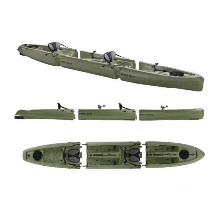 Kayak modulable Point 65 Mojito TANDEM Angler Peche Vert 