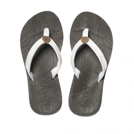 TONGS REEF FEMME ZEN LOVE NOIR/BLANC