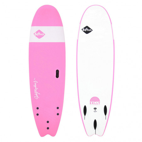 SURF MOUSSE SOFTECH HANDSHAPED SALLY FITZGIBBONS FB 7.0 PINK 