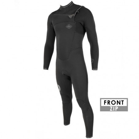 Combinaison Sooruz Fighter Frontzip 4/3 Oysterprene noir 2022