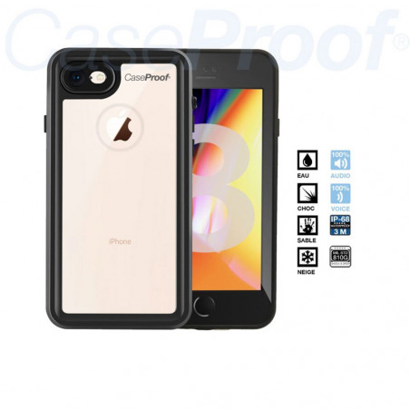 COQUE ETANCHE ET ANTI-CHOCS CASEPROOF IPHONE 7 / 8 