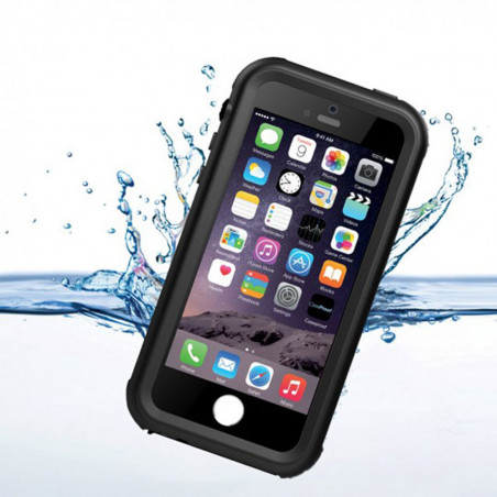 COQUE ETANCHE ET ANTI-CHOCS CASEPROOF IPHONE 5 / 5S / SE NOIR 