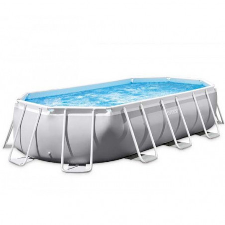PISCINE TUBULAIRE OVALE INTEX PRISM FRAME 5,03 X 2,74 x 1,22 M 