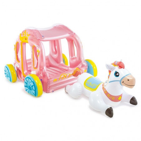 CARROSSE DE PRINCESSE GONFLABLE ENFANT INTEX 56514 