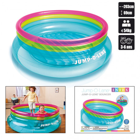 TRAMPOLINE GONFLABLE INTEX JUMP O LENE (48267) 