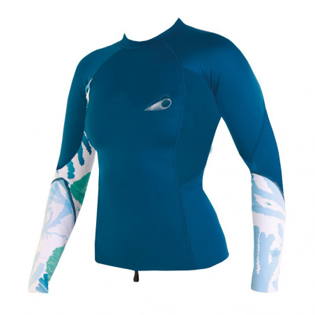 TOP NEOPRENE SOORUZ TOP 1/1 MANCHES LONGUES DIVINE FEMME 2021 VERT