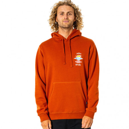 Sweat à capuche Icon Orange RIP CURL
